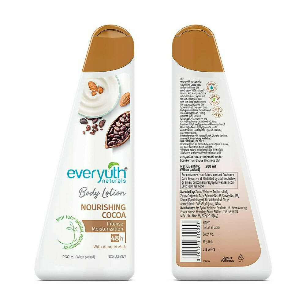 Everyuth Naturals Body Lotion Nourishing Cocoa | Grocsy