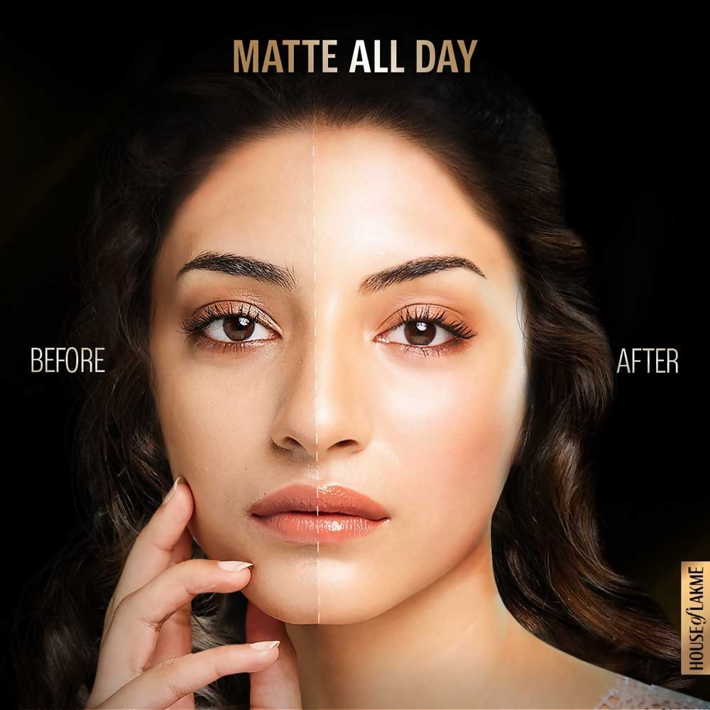 Lakme Forever Matte Face Powder - Warm Pink | Grocsy