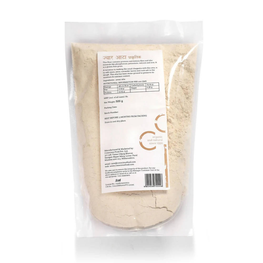 Conscious Food Sorghum Flour Jowar Atta | Grocsy