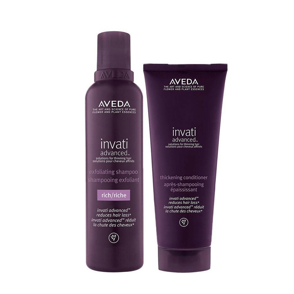 Aveda Invati Rich 2 Step Routine - Shampoo & Conditioner Combo | Grocsy