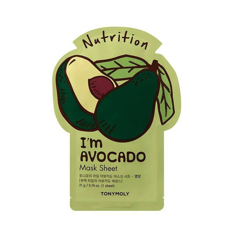 Tonymoly I'M Avocado Mask Sheet - Korean Skincare | Grocsy