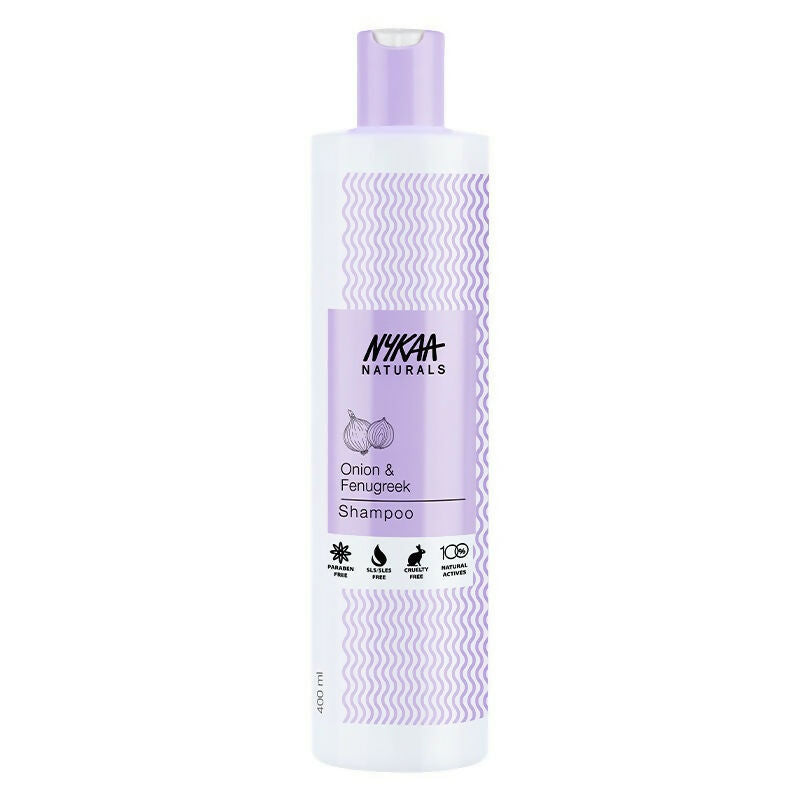 Nykaa Naturals Anti-Hair Fall Shampoo With Onion, Fenugreek | Grocsy