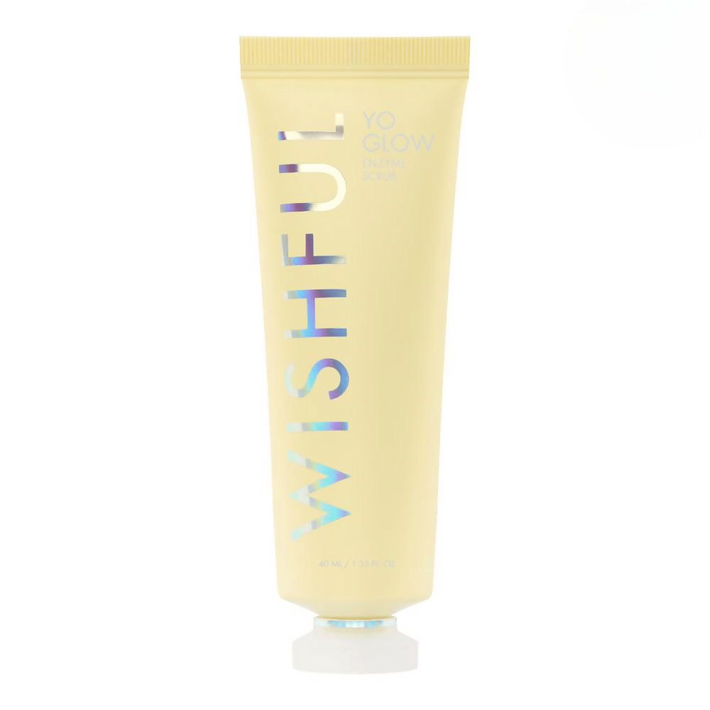 Wishful By Huda Beauty Yo Glow Enzyme Scrub - Korean Skincare | Grocsy