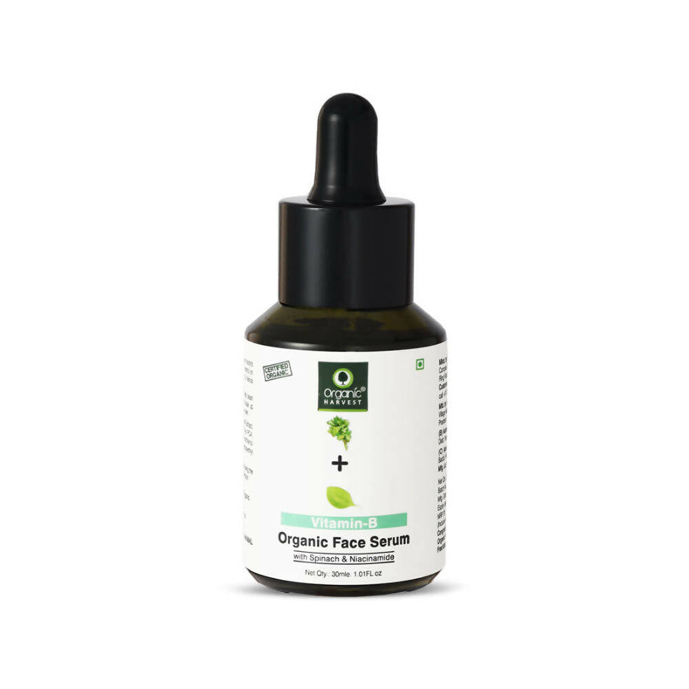 Organic Harvest Vitamin B Organic Face Serum with Spinach & Niacinamide | Grocsy