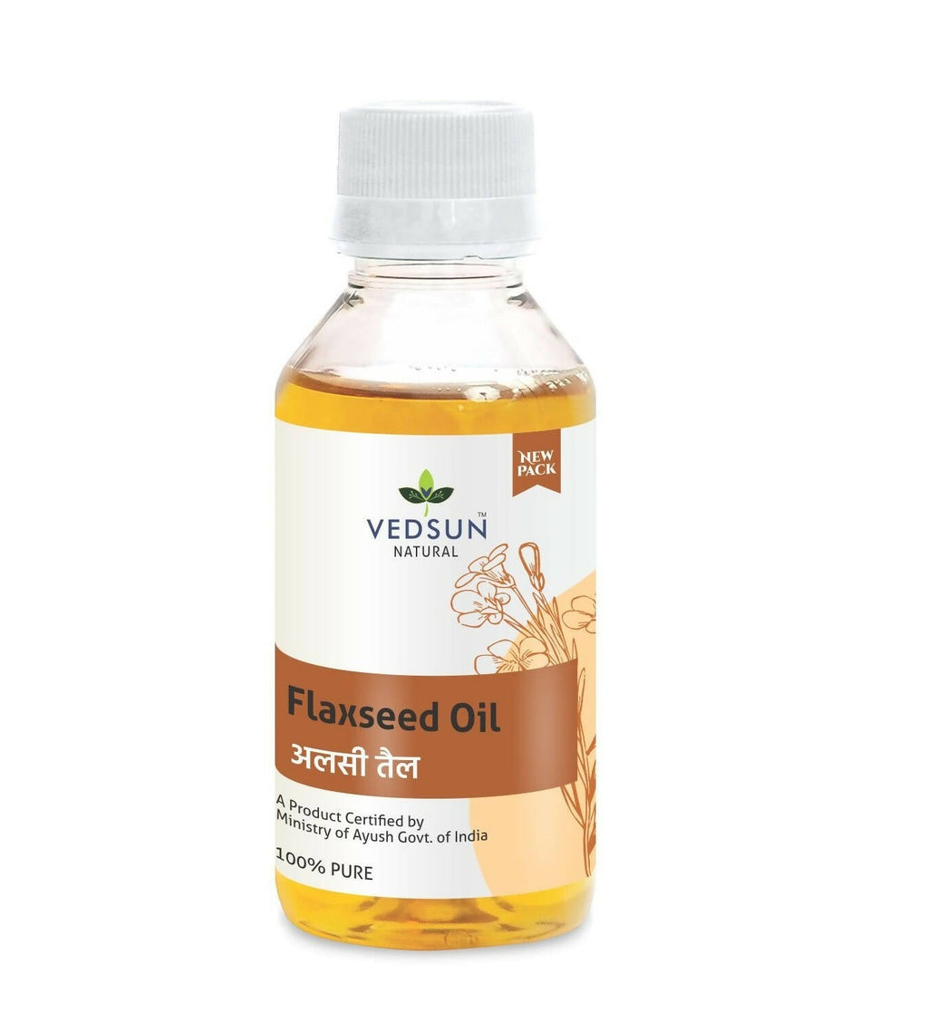 Vedsun Naturals Flax Seed Oil Alsi Ka Tel Pure Omega 3 Rich | Grocsy