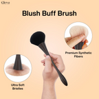 Gleva Ultimate Blend Makeup Brush - Dark Wood | Grocsy