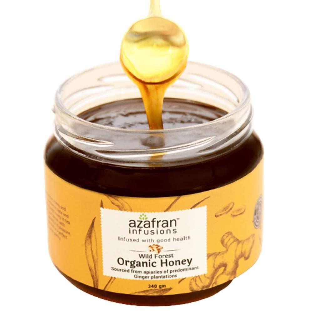 Azafran Infusions Wild Forest Organic Honey (Ginger) | Grocsy