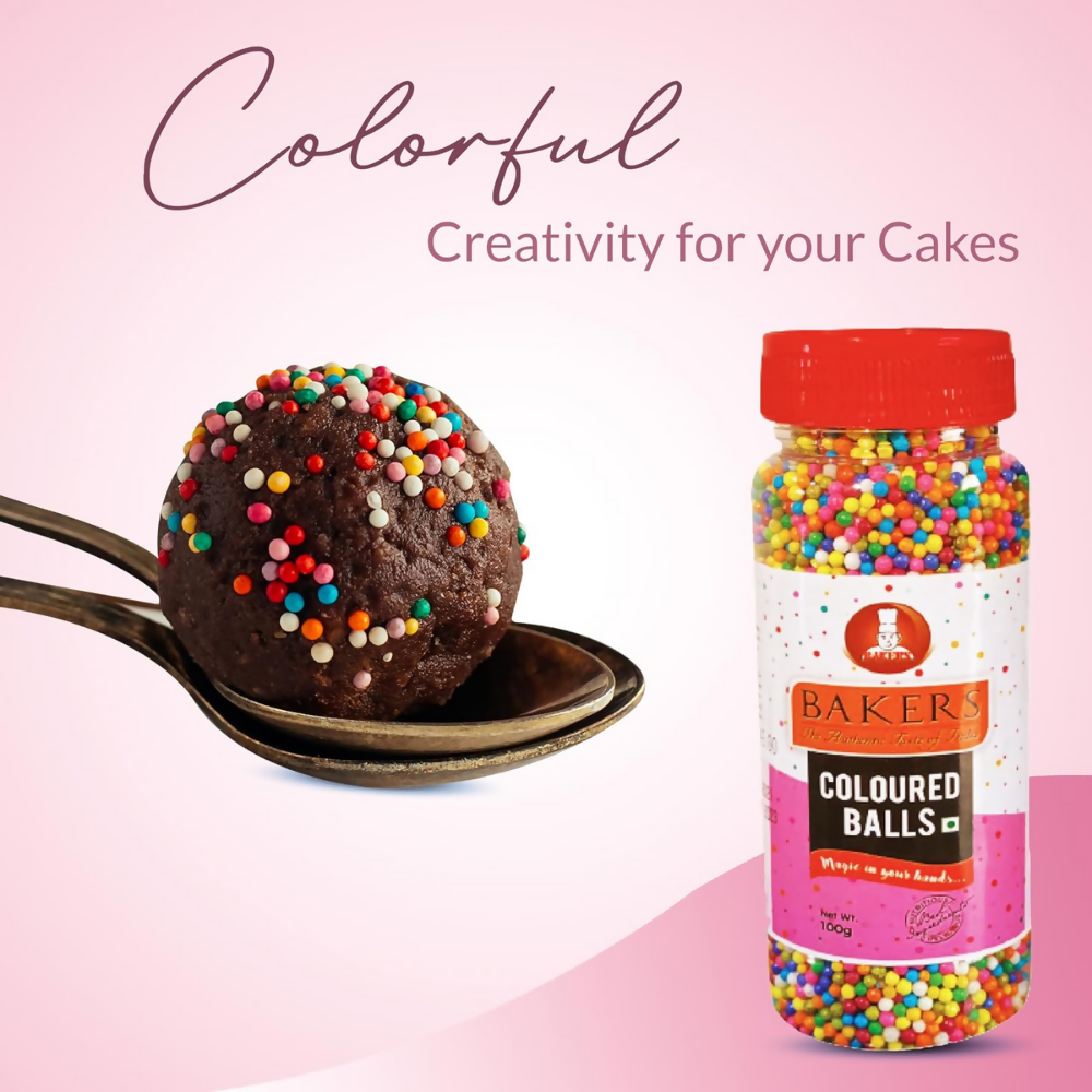 BAKERS Sprinklers Coloured Balls | Grocsy