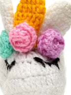 Chutput Kids Woollen Hand Knitted Unicorn Detailed Booties - White | Grocsy