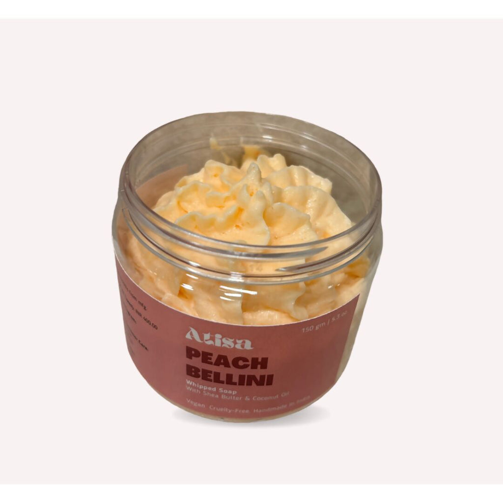 Atisa Peach Bellini Whipped Soap | Grocsy