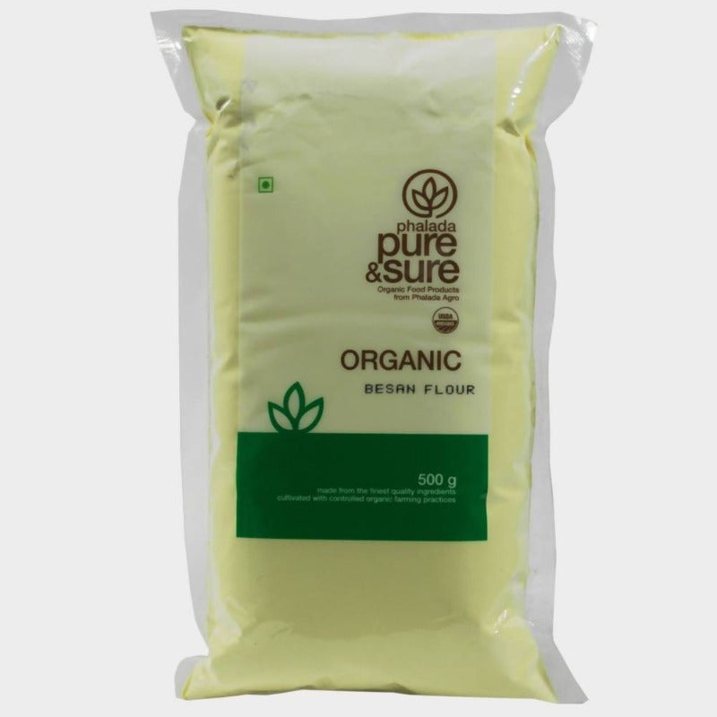 Pure and Sure Organic Gram Flour (Besan) | Grocsy