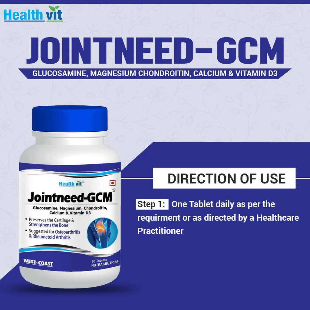 Healthvit Jointneed-GCM Tablets | Grocsy