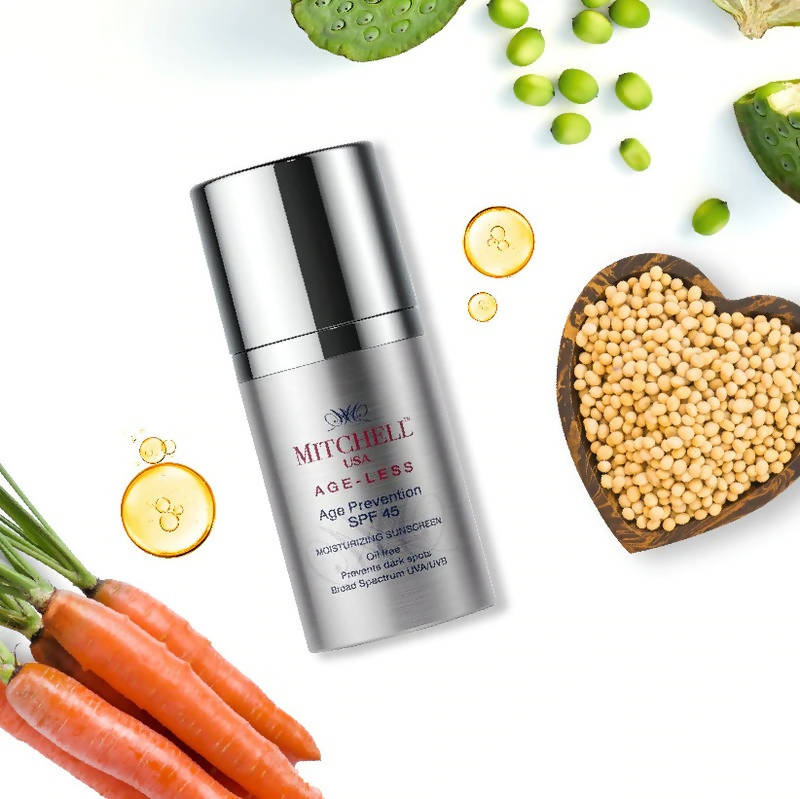 Mitchell USA Age Prevention SPF 45 Sunscreen for Face | Grocsy