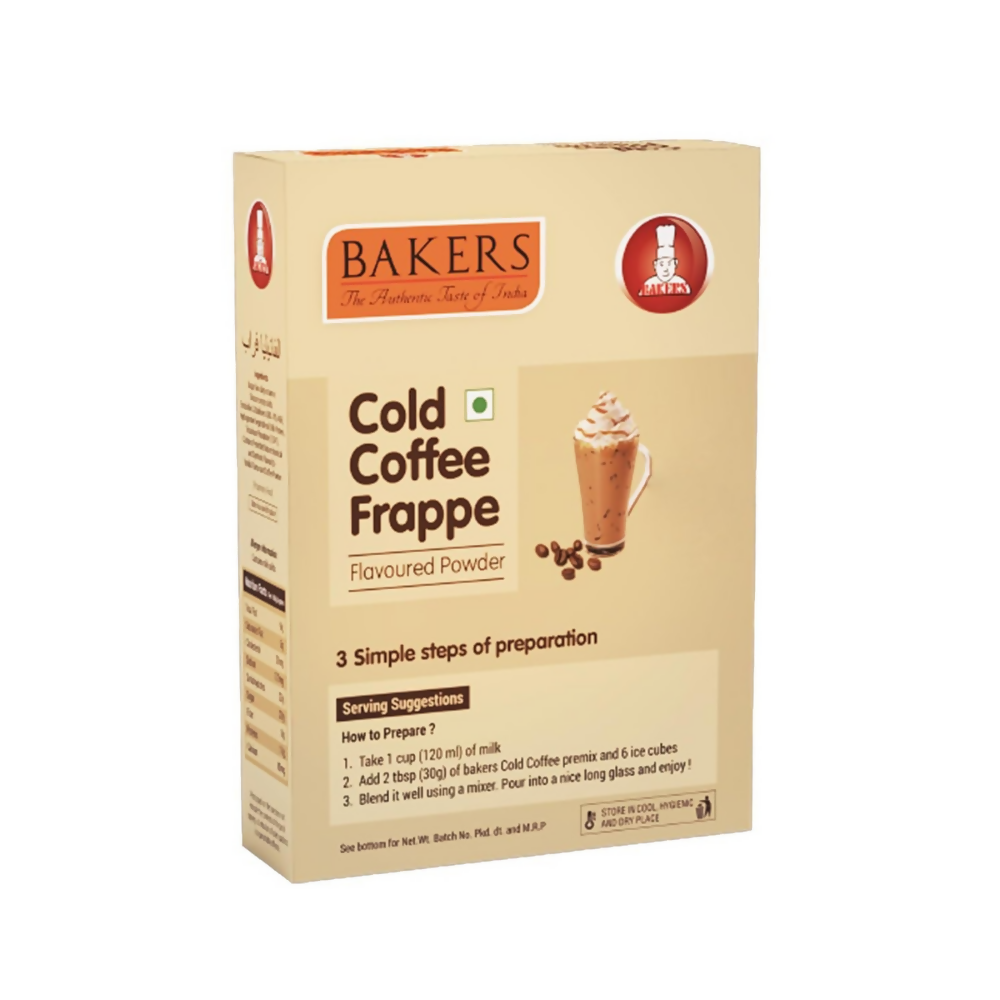 BAKERS Cold Coffee Frappe Powder & Belgian Choco Frappe Powder | Grocsy