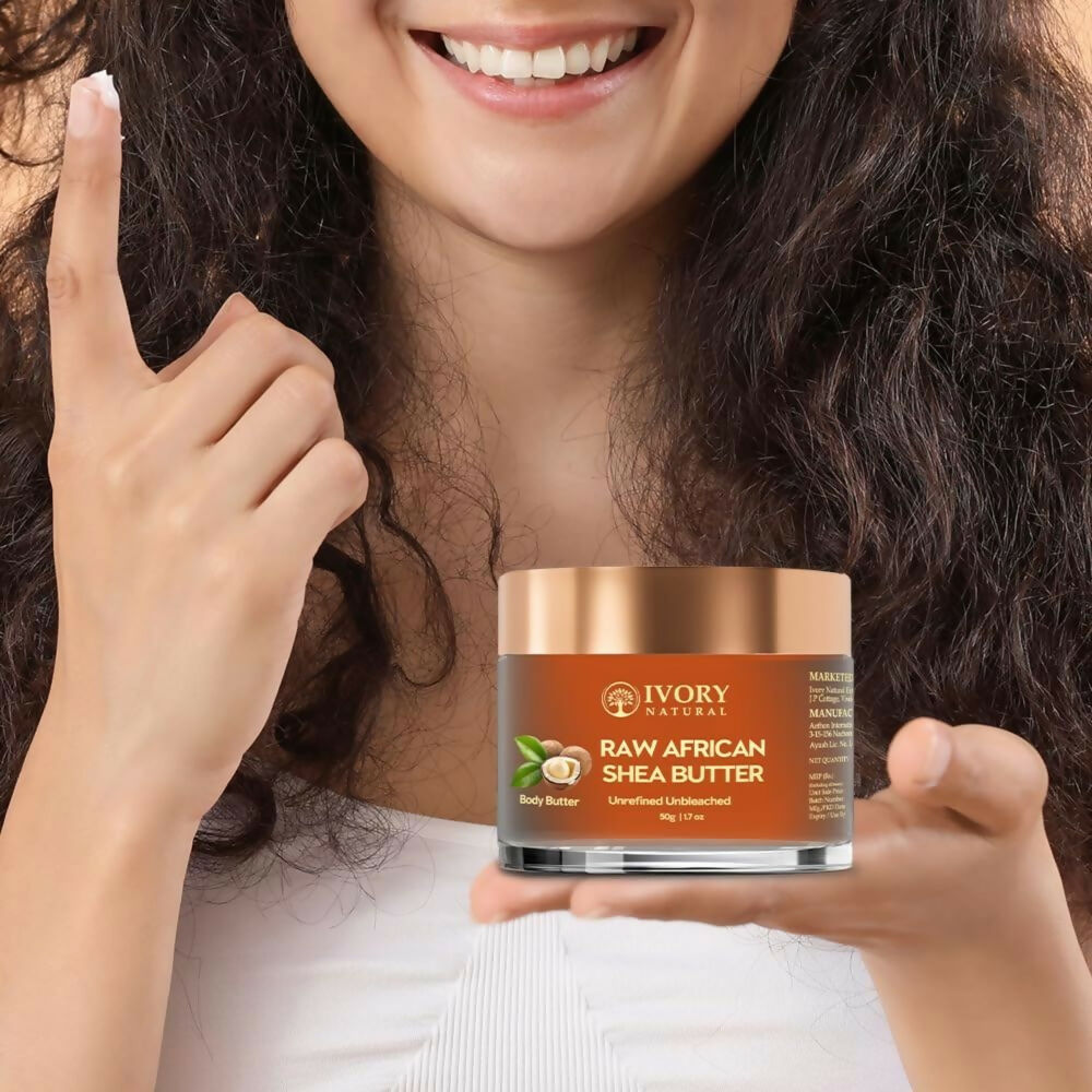 Ivory Natural African Shea Butter Unrefined For Skin and Hair, Rich in Antioxidants and Natural Hydration | Grocsy
