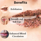 Dermistry Exfoliating Lightening Coffee & Sugar Lip Scrub for Dark Dry Chapped Lips & Pigmentation | Grocsy