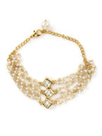 Women's White Bracelet - Ruby Raang | Grocsy