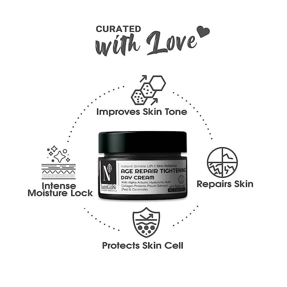 NutriGlow Advanced Organics Age Repair Tightening Day Cream | Grocsy