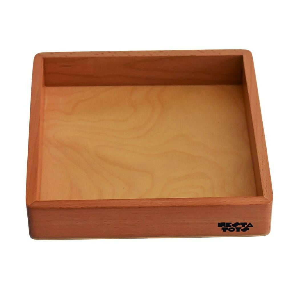 Nesta Toys Montessori Tray - Beech Wood | Grocsy