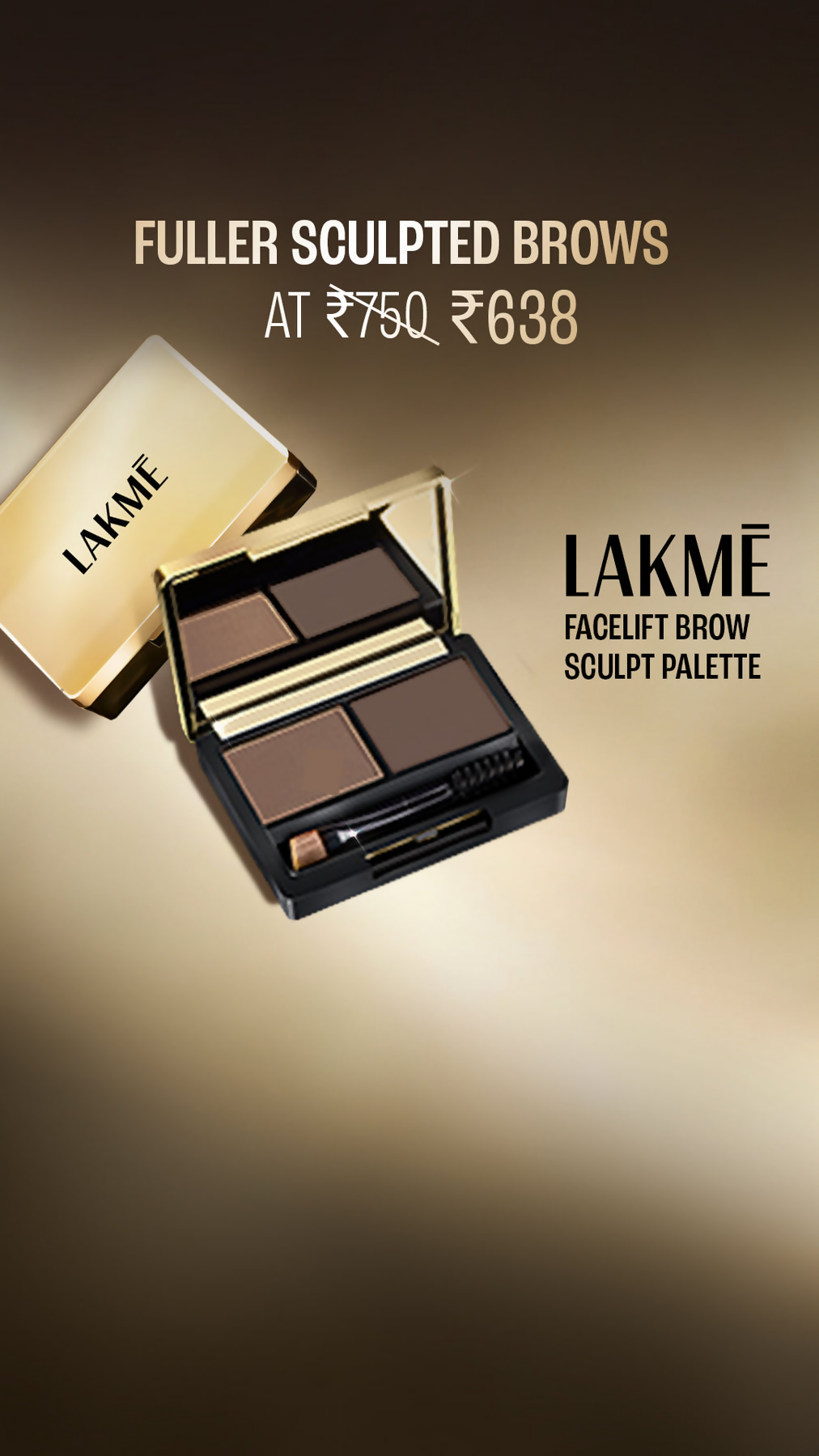Lakme Facelift Brow Sculpt Palette | Grocsy