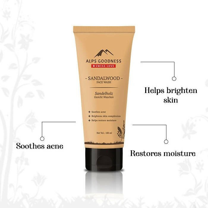 Alps Goodness Sandalwood Face Wash | Grocsy