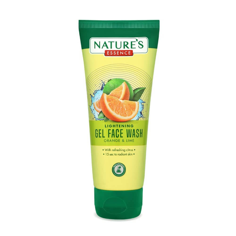 Nature's Essence Lightening Gel Face Wash (Orange & Lime) | Grocsy