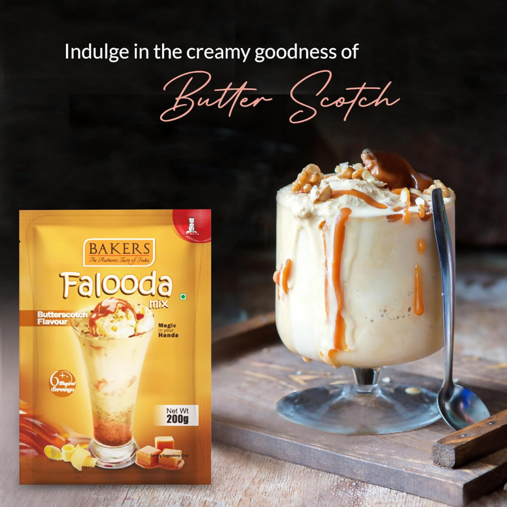 BAKERS Butter Scotch Flavored Falooda Powder | Grocsy