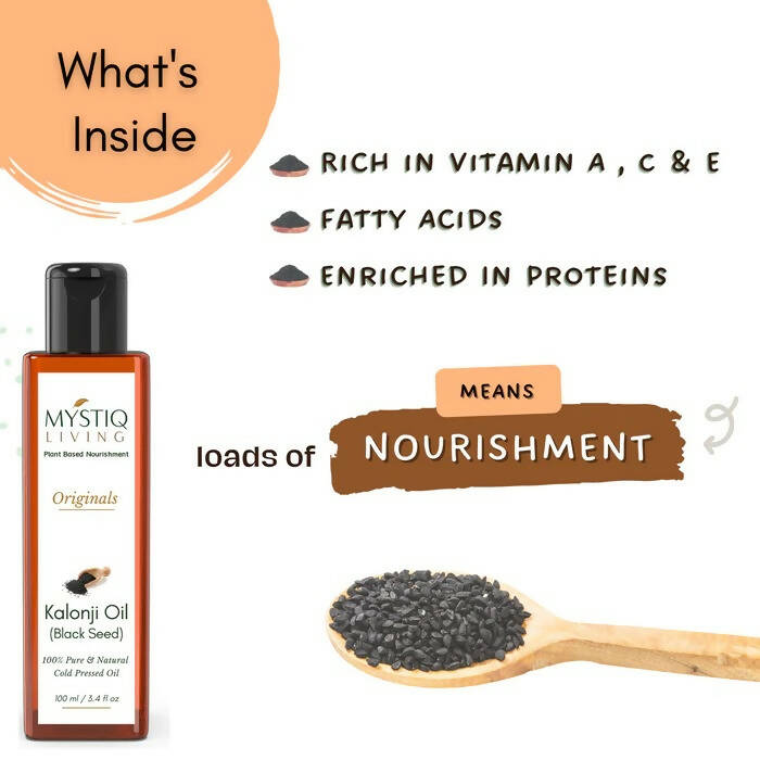 Mystiq Living Originals Kalonji Oil | Grocsy