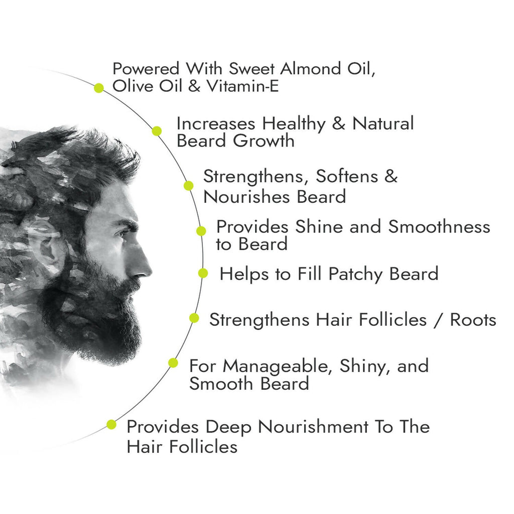 Vasu Healthcare Greeko Man Beard Oil | Grocsy