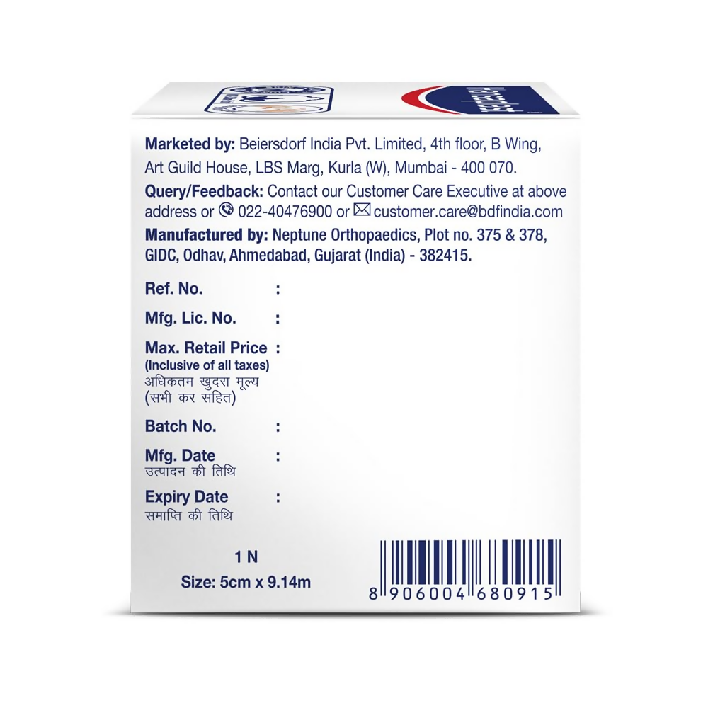 Hansaplast Soft Fixation Tape for Wound Dressing - 5.00Cm X 9.14Mtr | Grocsy