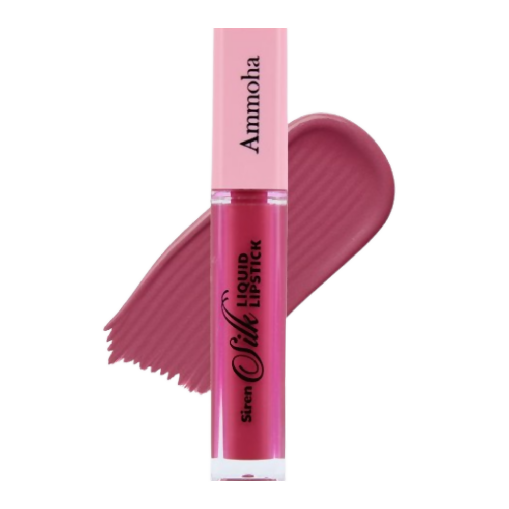 Ammoha Cosmetics Long-Lasting, Matte-Finished Rosewood Glow Color Liquid Lipstick | Grocsy