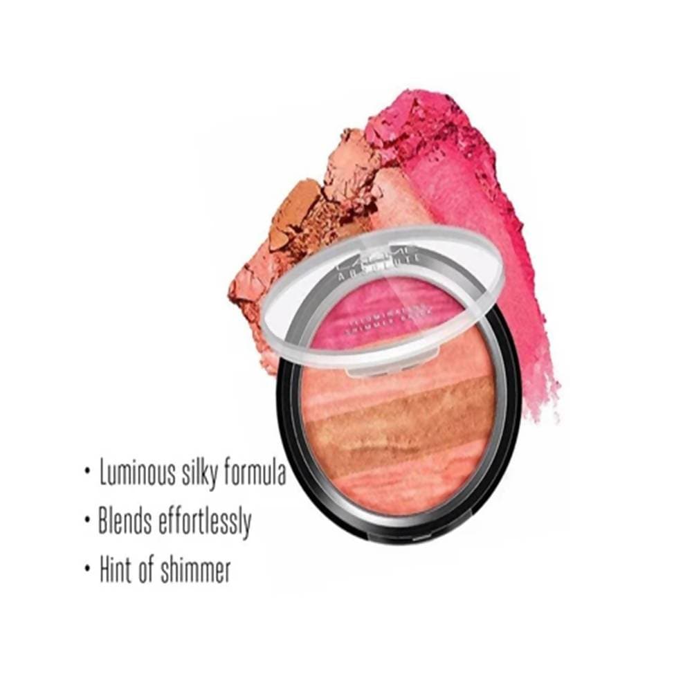 Lakme Absolute Illuminating Blush - Shimmer Brick In Coral | Grocsy