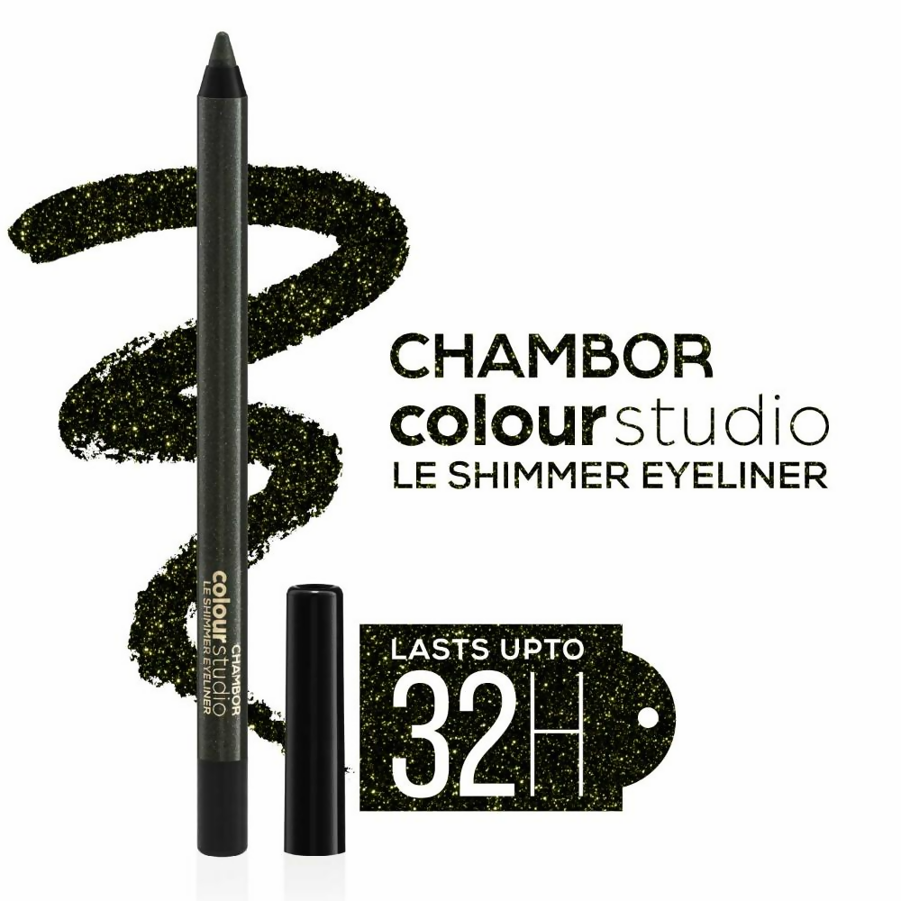 Chambor Colour Studio Le Shimmer Eyeliner - Green Stiletto | Grocsy