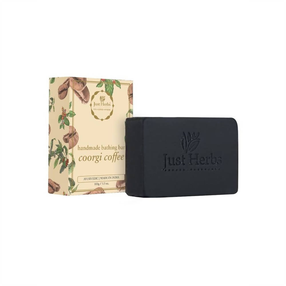 Just Herbs Handmade Bathing Bar Coorgi Coffee | Grocsy