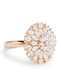Joban Fashion Rose Gold Brass Adjustable Ring | Grocsy