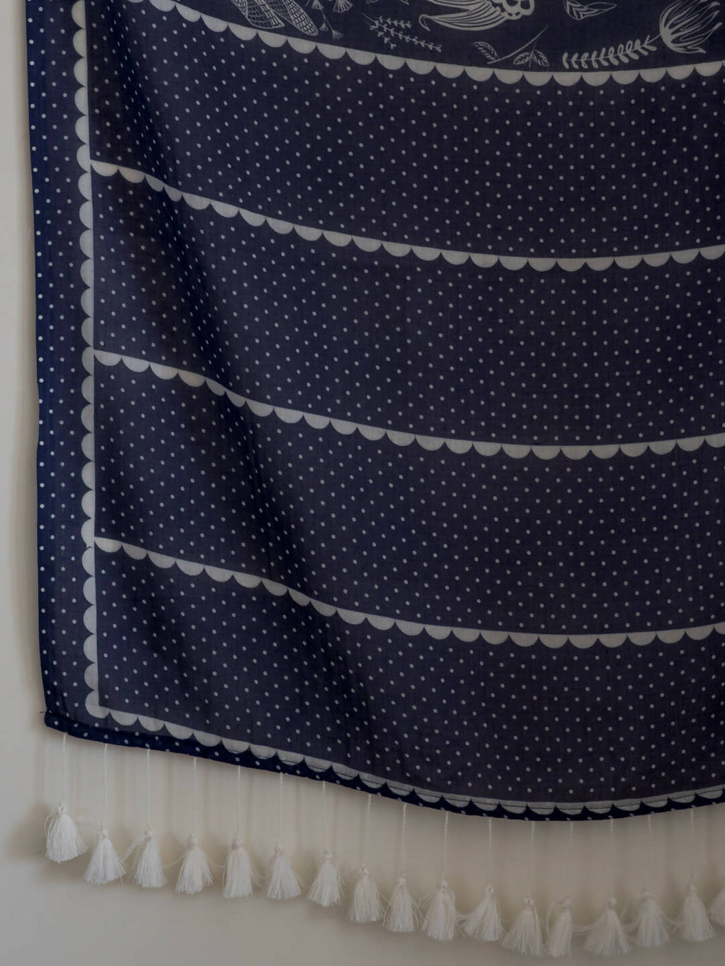 Suta Blue Floral Pure Cotton Saree | Grocsy