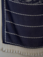 Suta Blue Floral Pure Cotton Saree | Grocsy
