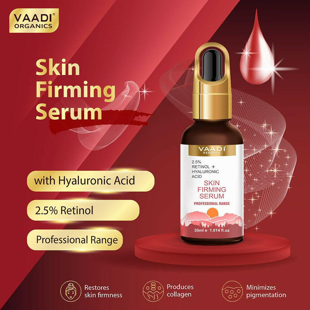 Vaadi Herbals Skin Firming Serum With 2.5% Retinol & Hyaluronic Acid | Grocsy