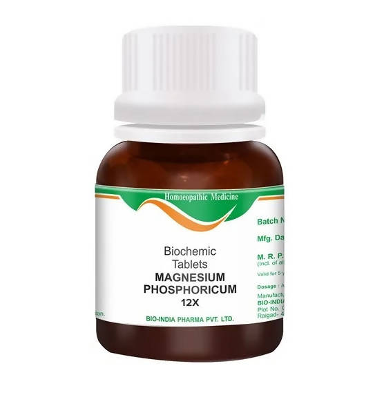 Bio India Homeopathy Magnesium Phosphoricum Biochemic Tablets | Grocsy