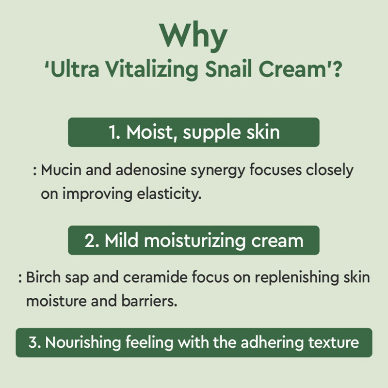 Dewytree Ultra Vitalizing Korean Snail Cream | Grocsy