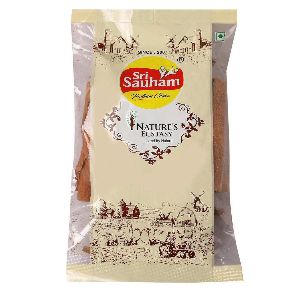 Sri Sauham Premium Cinnamon Stick (Dalchini) | Grocsy