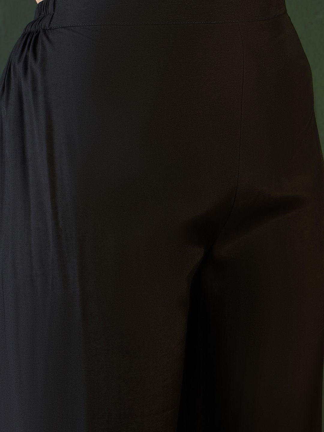 Sangria Zari Sequence Embroidered Straight Kurta & Trousers With Dupatta | Grocsy