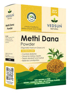 Vedsun Naturals Methi Dana Powder pure and organic for Hair Growth | Grocsy