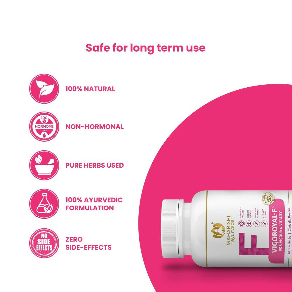 Maharishi Ayurveda Vigoroyal-F Tablets for Women | Grocsy