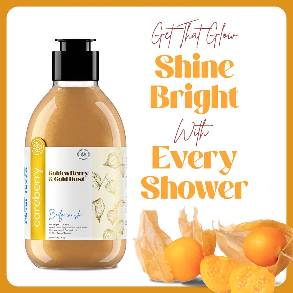 Careberry Golden Berry & Gold Dust Body Wash | Grocsy