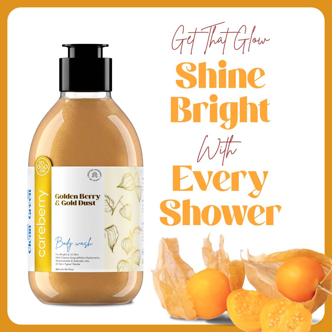Careberry Golden Berry & Gold Dust Body Wash | Grocsy