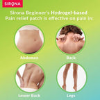 Sirona’s Beginner’s Hydrogel-Based Pain Relief Patch | Grocsy