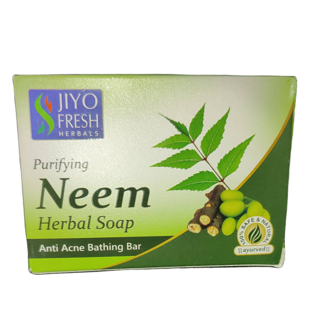 New Shama Jiyo Fresh Neem Herbal Soap | Grocsy