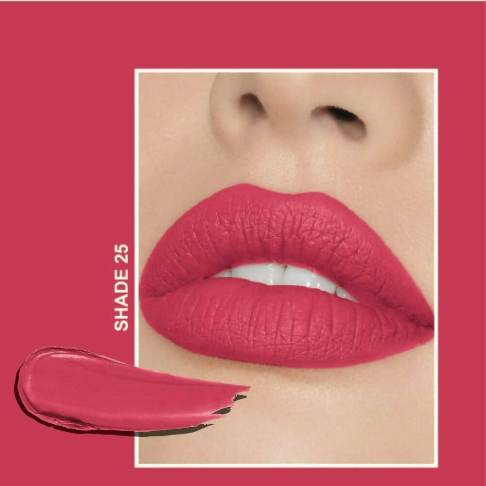 Flicka Tomato Nude Matte Finish Lipstick Shade 25 | Grocsy