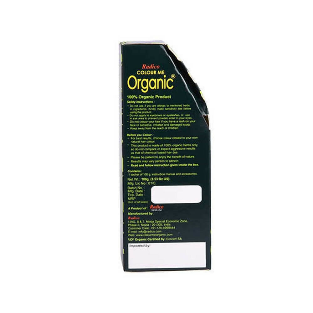 Radico Organic Hair Colour-Soft Black | Grocsy